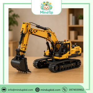 Đồ chơi l.ắp ráp xe múc