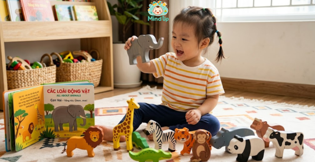 Đồ chơi con vật giúp giáo dục cho bé từ nhỏ
